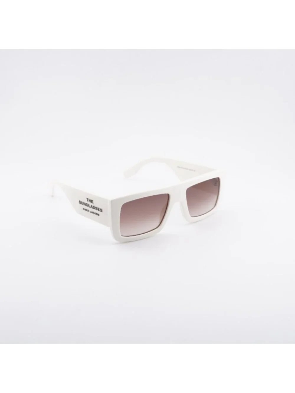 Marc Jacobs MARC 775/S 0SZJ HA Sunglasses White Rectangle Frame, Brown Lenses